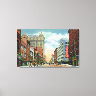 Northern View of Main Street Canvas Print