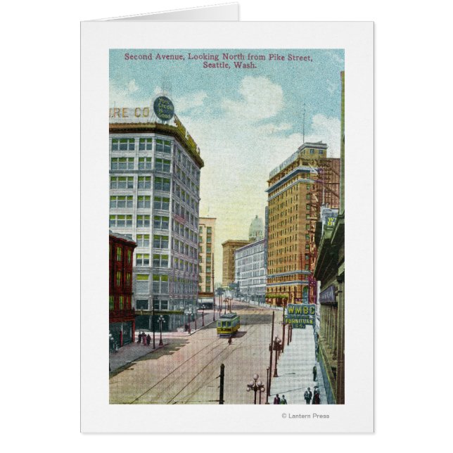 Northern View of Second Ave from Pike Street (Front)