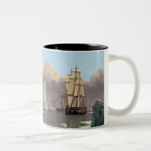 Northern Whale Fishery: "Swan" & "Isabella" Two-Tone Coffee Mug
