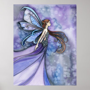 Northern Wind Fairy Poster Print by Molly Harrison
