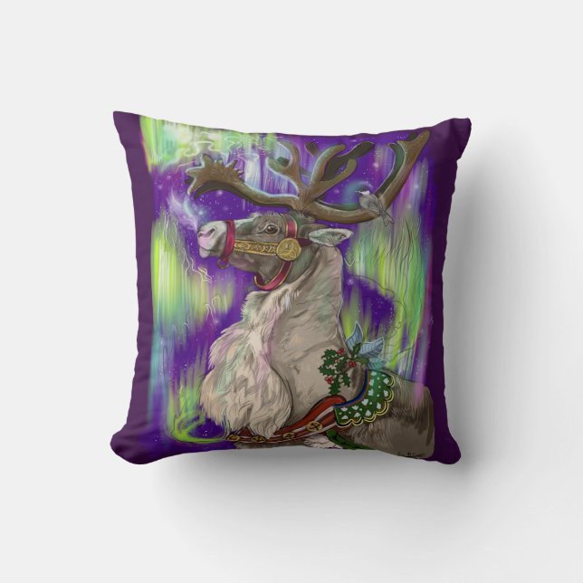Northern Wonders Throw Pillow (Front)