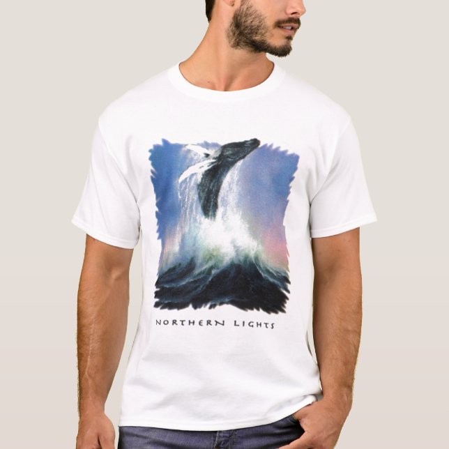 Northernlightswhale T-Shirt (Front)