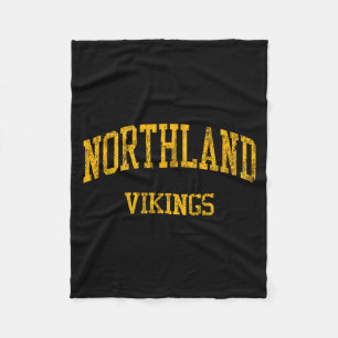 Northland High School Hs Columbus Oh Vintage Srts  Fleece Blanket