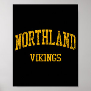 Northland High School Hs Columbus Oh Vintage Srts  Poster