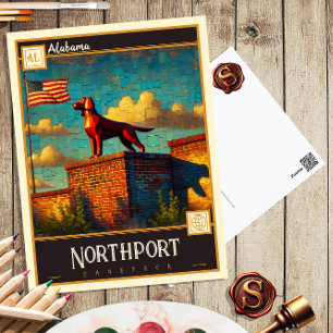 Northport, Alabama   Vintage Postcard