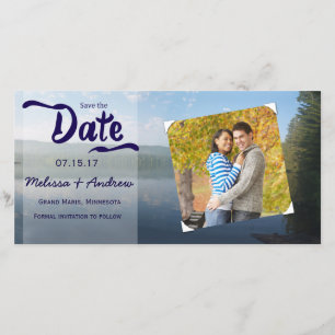 Northren Woods Wedding Save the date
