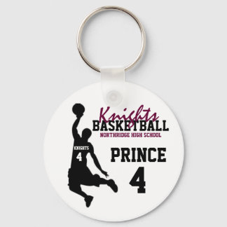 Northridge Basketball Personalized Keychain