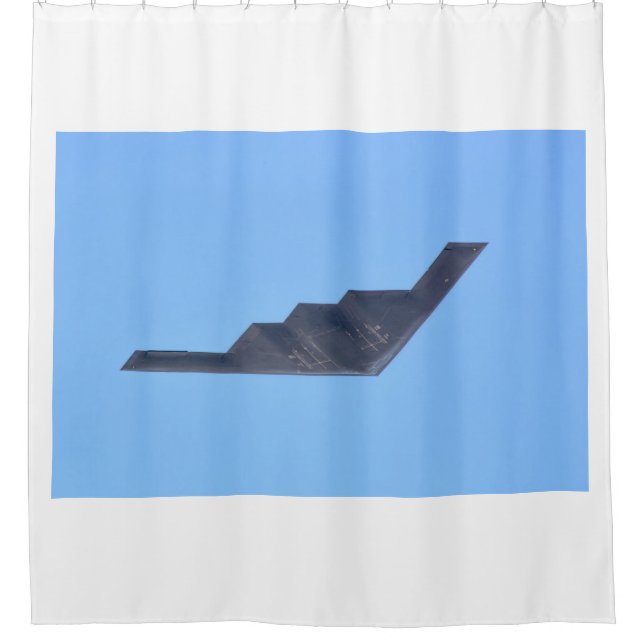 Northrop Grumman B-2 Spirit Shower Curtain (Front)