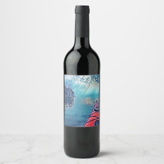 Northshore Kayaking Wine Bottle Label