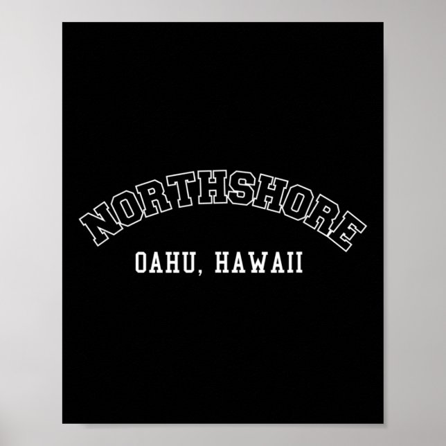 Northshore Oahu Hawaii  Poster (Front)