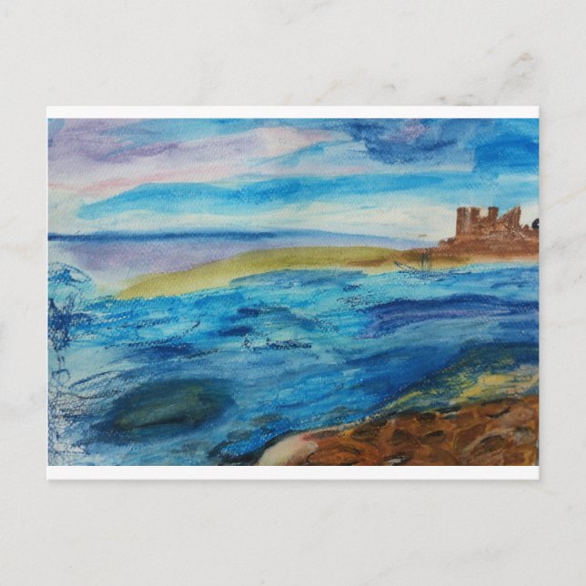 Northumberland Coast Postcard (Front)