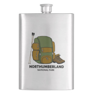 Northumberland National Park Backpack Hip Flask