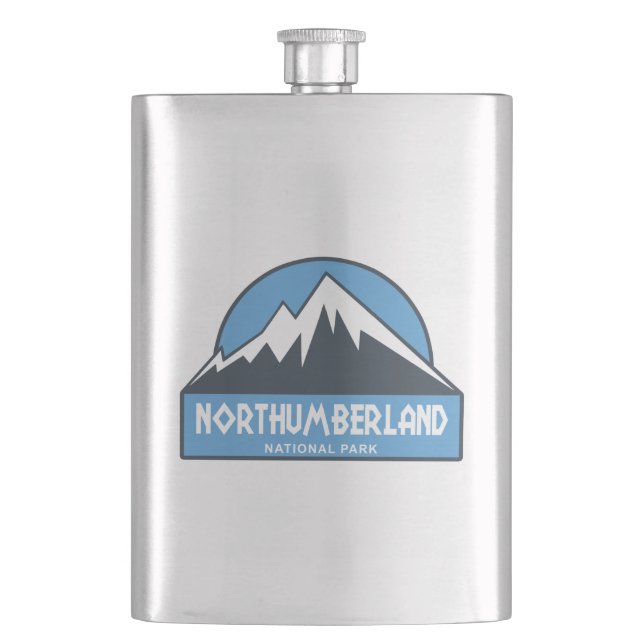 Northumberland National Park Hip Flask (Front)