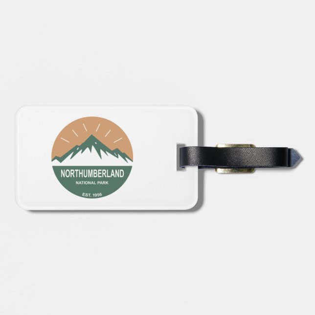 Northumberland National Park Luggage Tag (Back Horizontal)