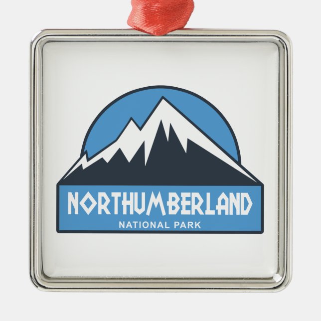 Northumberland National Park Metal Ornament (Front)