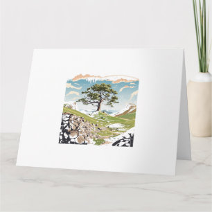 Northumberland National Park Sycamore Gap Tree Card