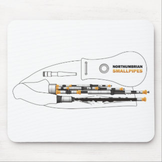 Northumbrian smallpipes mousepad