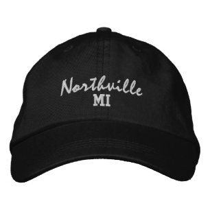 Northville Michigan Embroidered Baseball Hat