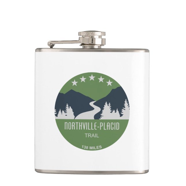 Northville-Placid Trail Hip Flask (Front)