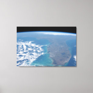 Northward The Florida Peninsula. Canvas Print
