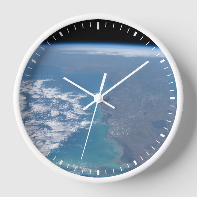 Northward The Florida Peninsula. Clock (Front)