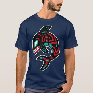 Northwest Coast Orca Native American Totem Whale T-Shirt