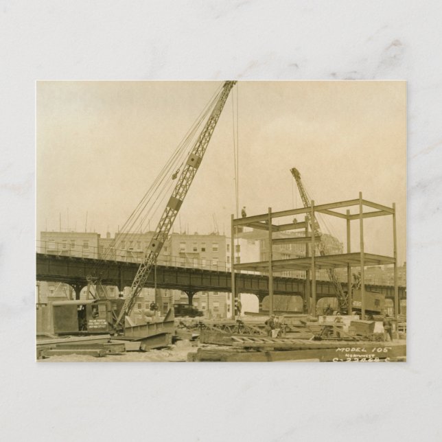 Northwest Crane and Shovel OPERATING ENGINEER 10 Postcard (Front)