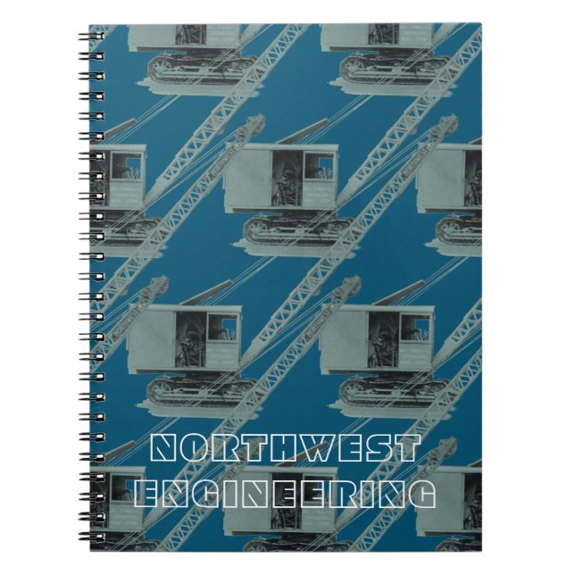 Northwest Crane and Shovel OPERATING ENGINEER Notebook (Front)