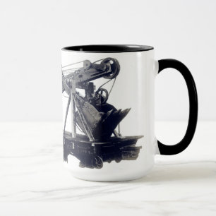 Northwest Crane Construction Shovel on Train Car Mug