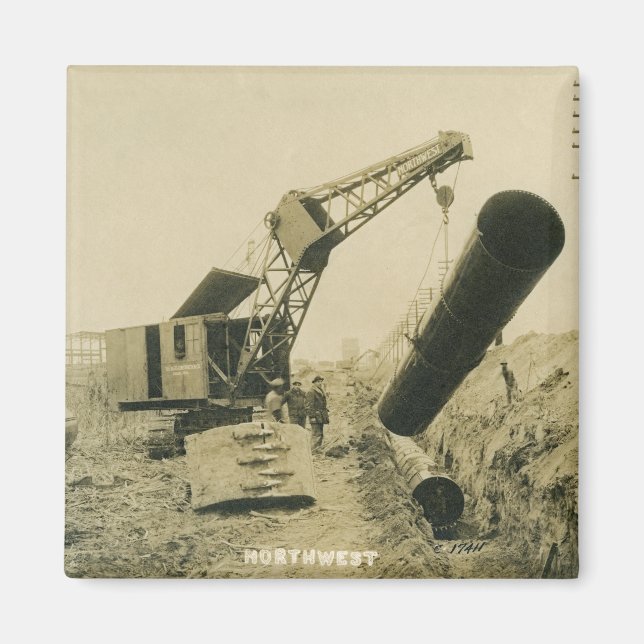 Northwest CRANE OPERATOR CABLE SHOVEL OPERATOR 18 Magnet (Front)