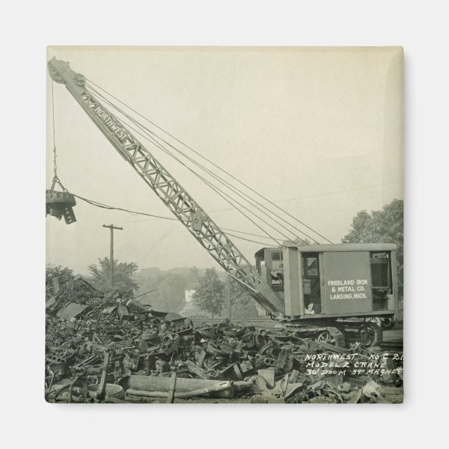 Northwest CRANE OPERATOR CABLE SHOVEL OPERATOR 34 Magnet (Front)