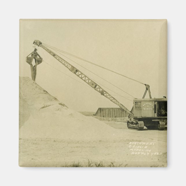 Northwest CRANE OPERATOR CABLE SHOVEL OPERATOR 7 Magnet (Front)