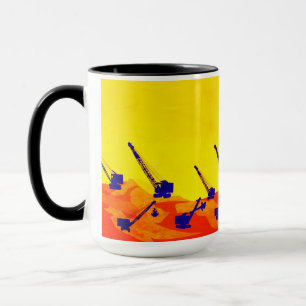 NORTHWEST ENGINEERING CRANE AND SHOVEL VINTAGE ART MUG