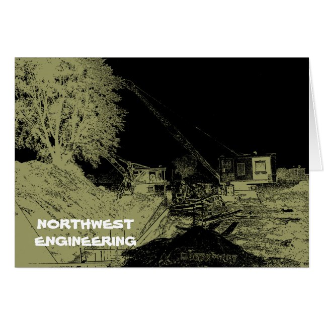 NORTHWEST ENGINEERING CRANE OPÉRATEUR DARK ART (Devant horizontal)