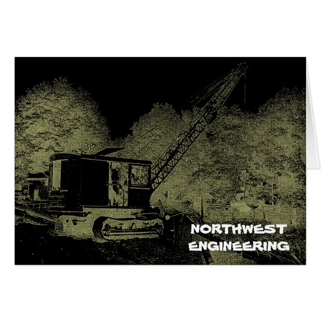 NORTHWEST ENGINEERING CRANE OPERATOR  DARK ART (Front Horizontal)