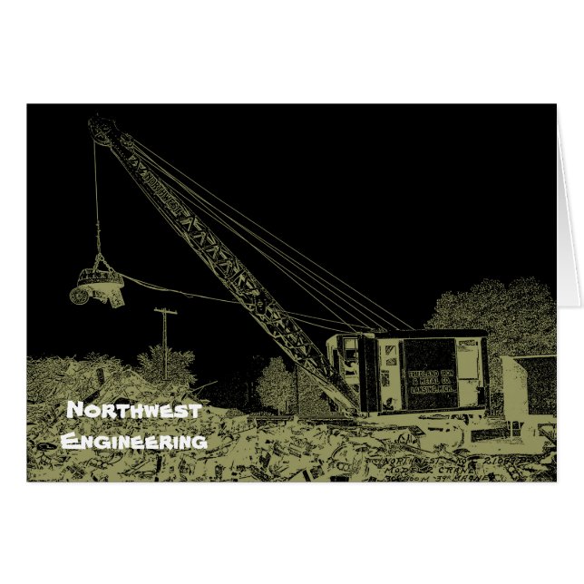 NORTHWEST ENGINEERING CRANE OPERATOR  DARK ART (Front Horizontal)