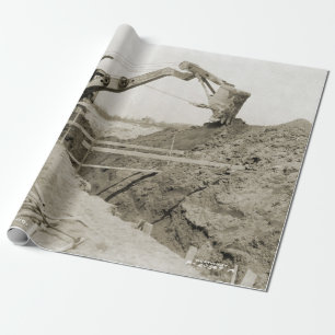 Northwest Engineering CRANE OPERATOR SHOVEL 2 Wrapping Paper