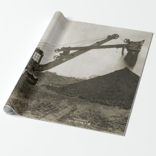 Northwest Engineering CRANE OPERATOR SHOVEL 9 Wrapping Paper