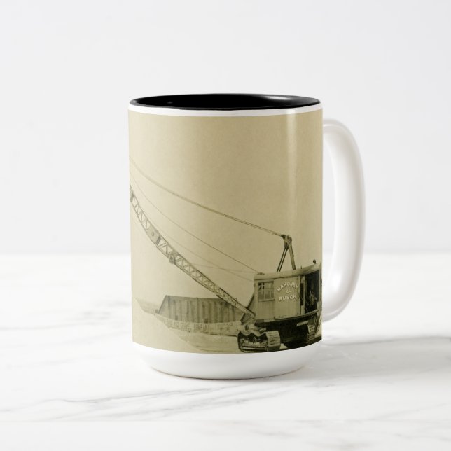 NORTHWEST ENGINEERING CRANE SHOVEL MUG EARLY (Front Right)