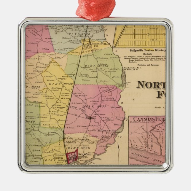 Northwest Fork Metal Ornament (Front)