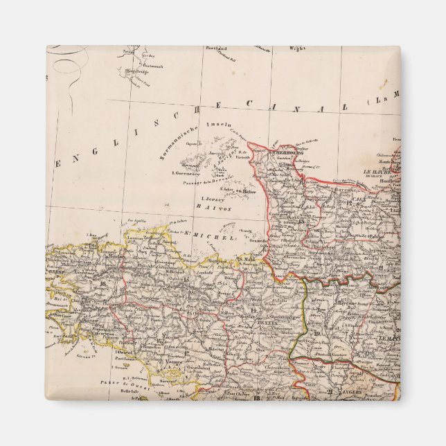 Northwest France Magnet (Front)