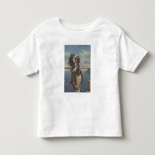 Northwest Indian Chief in Full Regalia Toddler T-shirt