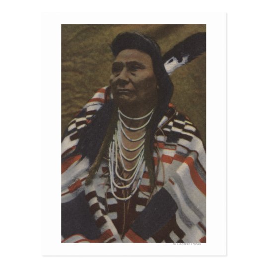 Northwest Indians - Chief Joseph of the Nez Postcard