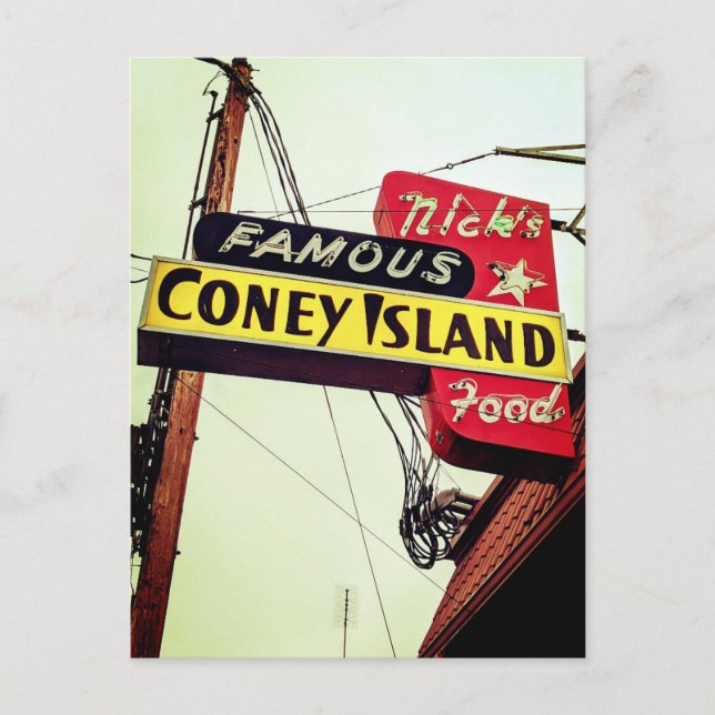 Northwest Neon : le Nick's. Carte postale (Devant)