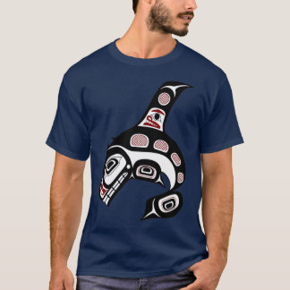 Northwest Pacific coast Haida art Killer whale T-Shirt