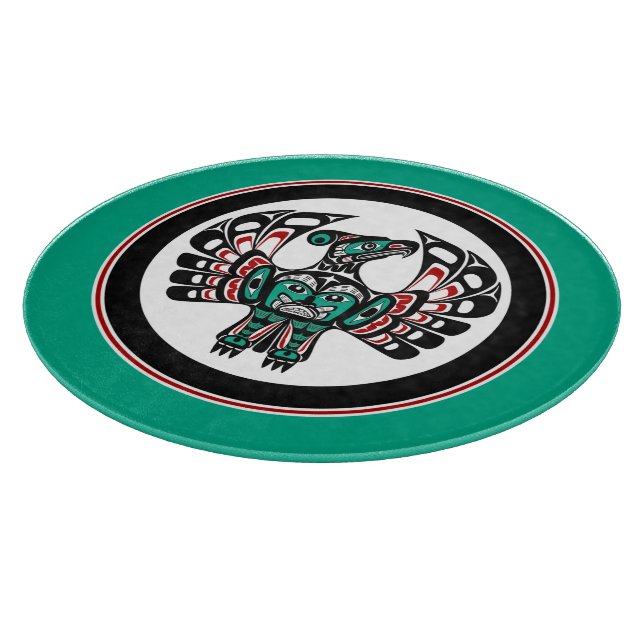 Northwest Pacific coast Haida art Thunderbird Cutting Board (Corner)