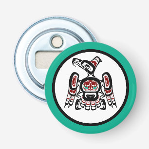 Northwest Pacific Coast Haida Kaigani Thunderbird Bottle Opener