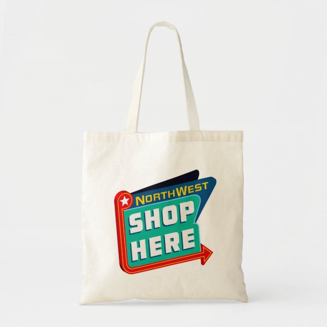Northwest Shop Here Tote (Front)
