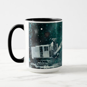 NORTHWEST SHOVEL CRANE  WINTER FANTASY PHOTO MUG