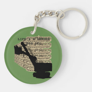 Northwest Shovel Operating Engineer Lifes a GArden Keychain